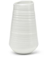 Brunello Cucinelli vase nervuré en céramique - Blanc - thumbnail