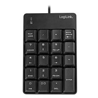 LogiLink ID0184 numeriek toetsenbord Laptop Zwart - thumbnail