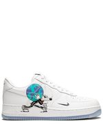 Nike baskets Air Force 1 Flyleather QS - Blanc