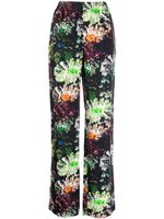 Stine Goya pantalon en satin Fatou à fleurs - Multicolore