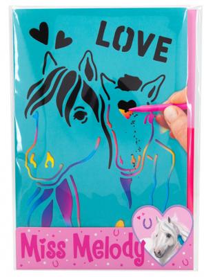 Miss Melody krasplaatjes Paarden 24,5 x 16,7 cm papier/karton Miss Melody krasplaatjes Paarden 24,5 x 16,7 cm papier/karton