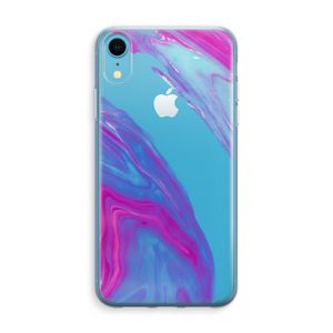 Zweverige regenboog: iPhone XR Transparant Hoesje