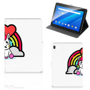 Lenovo Tab E10 Hippe Tablet Hoes Unicorn Nobody