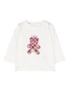 Liu Jo Kids t-shirt imprimé à manches longues - Blanc