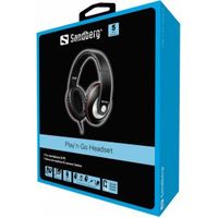 Sandberg Play'n Go Headset Black - thumbnail