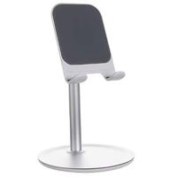 QUVIO Telefoonhouder voor op tafel/Tablethouder/Telefoonhouder bureau/Telefoon statief/Telefoonstandaard/gsm houder - Aluminium