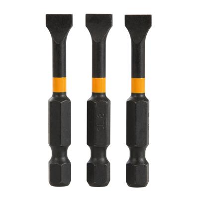 Triton Sleuf Impact Schroefbit - SL8 - 50 mm - 3 stuks