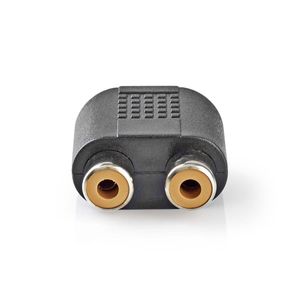 Nedis 3,5 Mm Minijack Mannelijk - 2x RCA Vrouwelijk Adapter