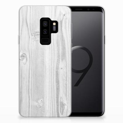 Samsung Galaxy S9 Plus Bumper Hoesje White Wood Samsung Galaxy S9 Plus Bumper Hoesje White Wood