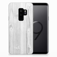 Samsung Galaxy S9 Plus Bumper Hoesje White Wood