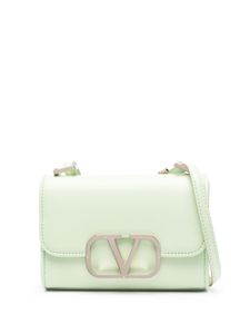 Valentino Garavani petit sac porté épaule à détail VLOGO - Vert