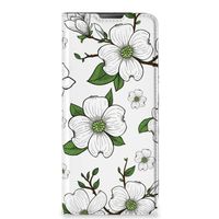 Motorola Moto E20 Smart Cover Dogwood Flowers - thumbnail