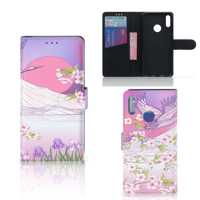 Huawei Y7 Pro | Y7 Prime (2019) Telefoonhoesje met Pasjes Bird Flying