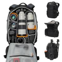 Lowepro ProTactic BP 450 AW III camerarugzak, 4-punts toegang, professionele cameratas,DSLR/drone/spiegelloos, tot 16 inch laptop, regenhoes,voor fotografie, videografie, volume 28 l, Huidige versie
