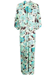 Stella McCartney robe longue à imprimé Garden - Vert