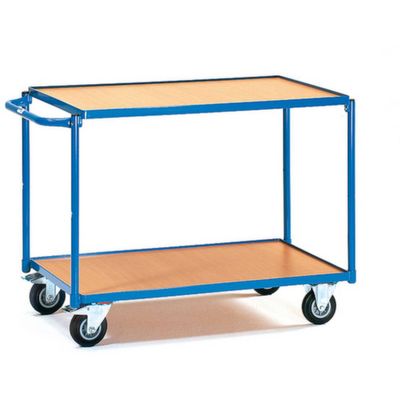 Fetra Hauptartikel 2940 Tafelwagen Staal Poedercoating Laadvermogen (max.): 250 kg Stralend blauw (RAL 5007)
