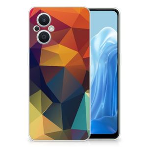 OPPO Reno8 Lite TPU Hoesje Polygon Color