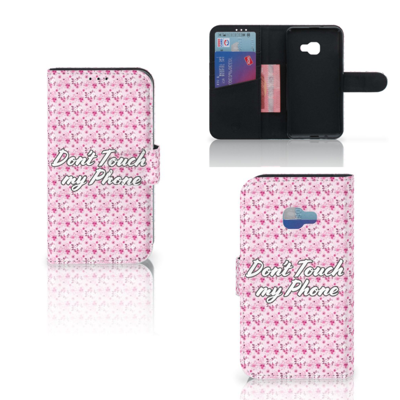 Samsung Galaxy Xcover 4 | Xcover 4s Portemonnee Hoesje Flowers Pink DTMP