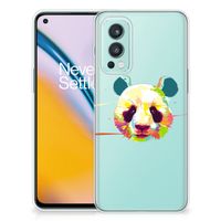 OnePlus Nord 2 5G Telefoonhoesje met Naam Panda Color - thumbnail