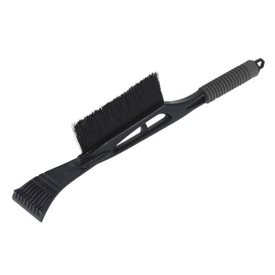 IJskrabber met borstel - extra lang - zwart/grijs - 53 cm - kunststof - raamkrabber IJskrabber met borstel - extra lang - zwart/grijs - 53 cm - kunststof - raamkrabber