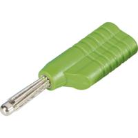 Schnepp S 4041 S Pluimstekker Stekker, recht Stift-Ø: 4 mm Groen 1 stuk(s)