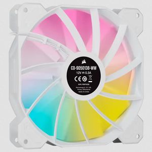 Corsair SP140 RGB ELITE Computer behuizing Ventilator 14 cm Wit 1 stuk(s)