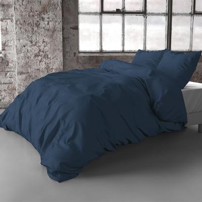 Zensation Dobby - Navy Dekbedovertrek 1-persoons (140 x 200/220 cm + 1 kussensloop) Dekbedovertrek