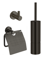 Best Design Moya toilet accessoires set Gunmetal verouderd ijzer