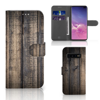 Samsung Galaxy S10 Plus Book Style Case Steigerhout