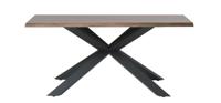 Eettafel Arno Smoked 90x160 cm Fixed - Giga Living