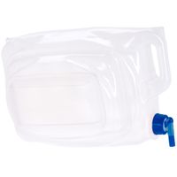 Jerrycan/watertank met kraan - opvouwbaar - 13 liter - outdoor/kamperen - thumbnail