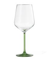 HEMA Wijnglas 650ml Tafelgenoten Groene Voet