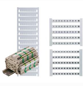 Klemmarkeerder, 5 mm Weidmüller DEK 5 FW 801-850 0473460801 Wit 500 stuk(s)