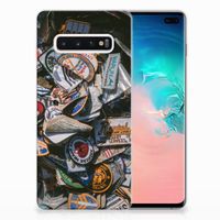 Samsung Galaxy S10 Plus Siliconen Hoesje met foto Badges