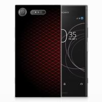 Sony Xperia XZ1 TPU bumper Geruit Rood