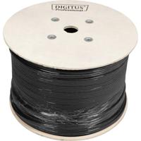 Digitus DK-1741-VH-10-OD Netwerkkabel CAT 7 S/FTP 0.25 mm² Zwart (RAL 9005) 1000 m - thumbnail