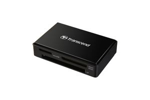 Transcend RDF8 geheugenkaartlezer Micro-USB Zwart