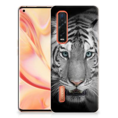 OPPO Find X2 Pro TPU Hoesje Tijger OPPO Find X2 Pro TPU Hoesje Tijger