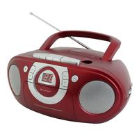 Soundmaster SCD5100 radio cassettespeler, CD rood