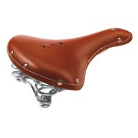 Selle Monte Grappa Zadel m/veer Old Frontiers leer cognac - thumbnail