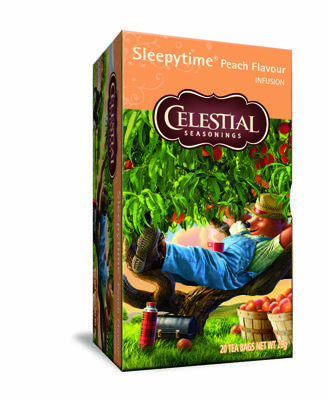 Celestial Season Sleepytime peach herb tea