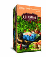 Celestial Season Sleepytime peach herb tea