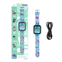 Lexibook, Disney Stitch, Montre Appareil Photo Selfie, Écran Tactile HD, Appareil Photo 720p, Lecteur MP3, Haut-Parleur intégré, Dictaphone, Podomètre, 5 Jeux, Bleu, DMW070D