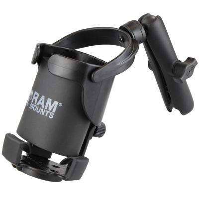RAM Mount Balancerende drankhouder XL- Level Cup™ XL lange klemarm RAM-B-417B-C-201U