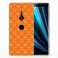 Sony Xperia XZ3 TPU bumper Batik Oranje