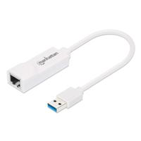 Manhattan Gigabit Ethernet Adapter Netwerkadapter 1 GBit/s USB 3.2 Gen 1 (USB 3.0) - thumbnail