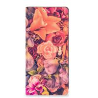 Motorola Moto G24 | G04 | G24 Power Smart Cover Bosje Bloemen - thumbnail