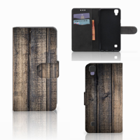 LG X Style Book Style Case Steigerhout
