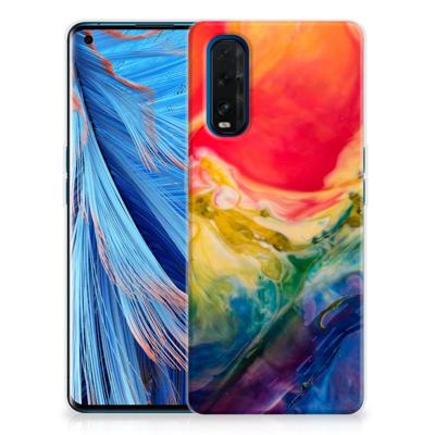 Hoesje maken OPPO Find X2 Watercolor Dark