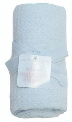 Soft Touch dekentje wafel junior katoen 70 x 90 cm licht